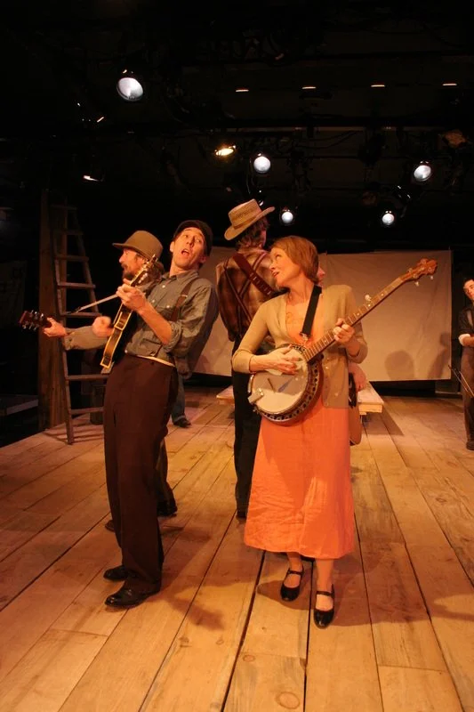 image of actors in Woody Guthrie’s American Song