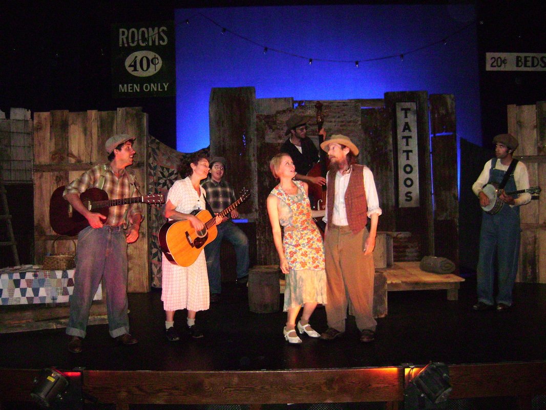 image of the cast of Woody Guthrie’s American Song