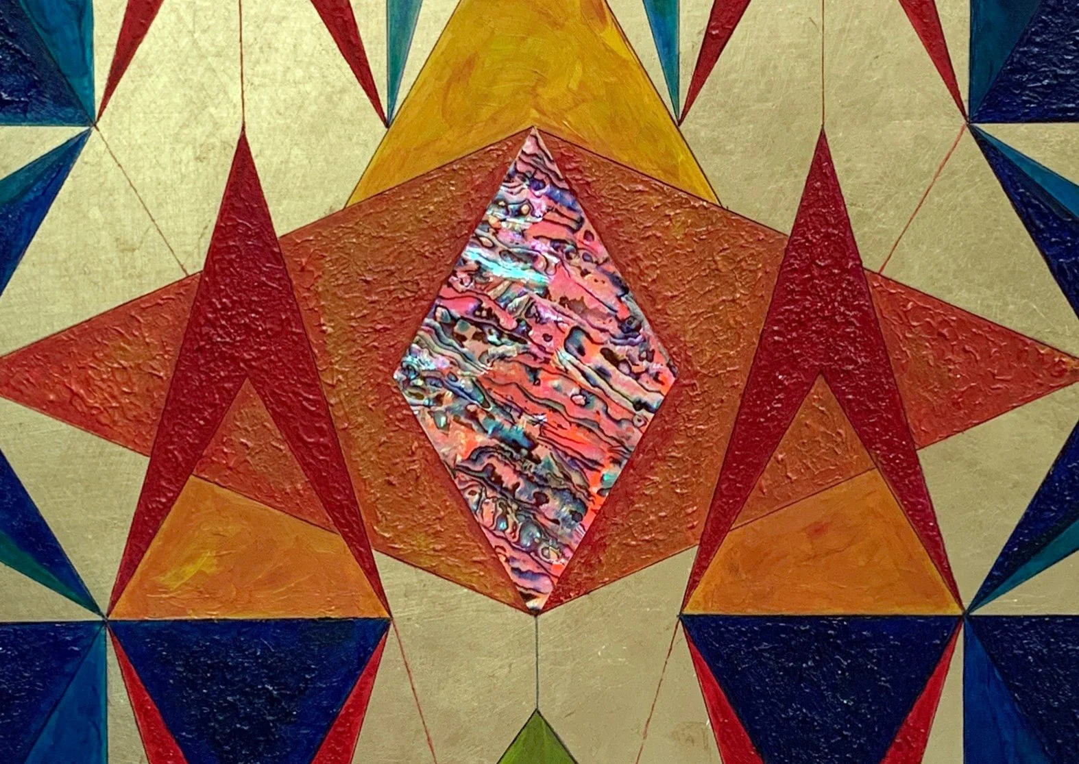 Shape of Time - Geometric Paintings on Wood