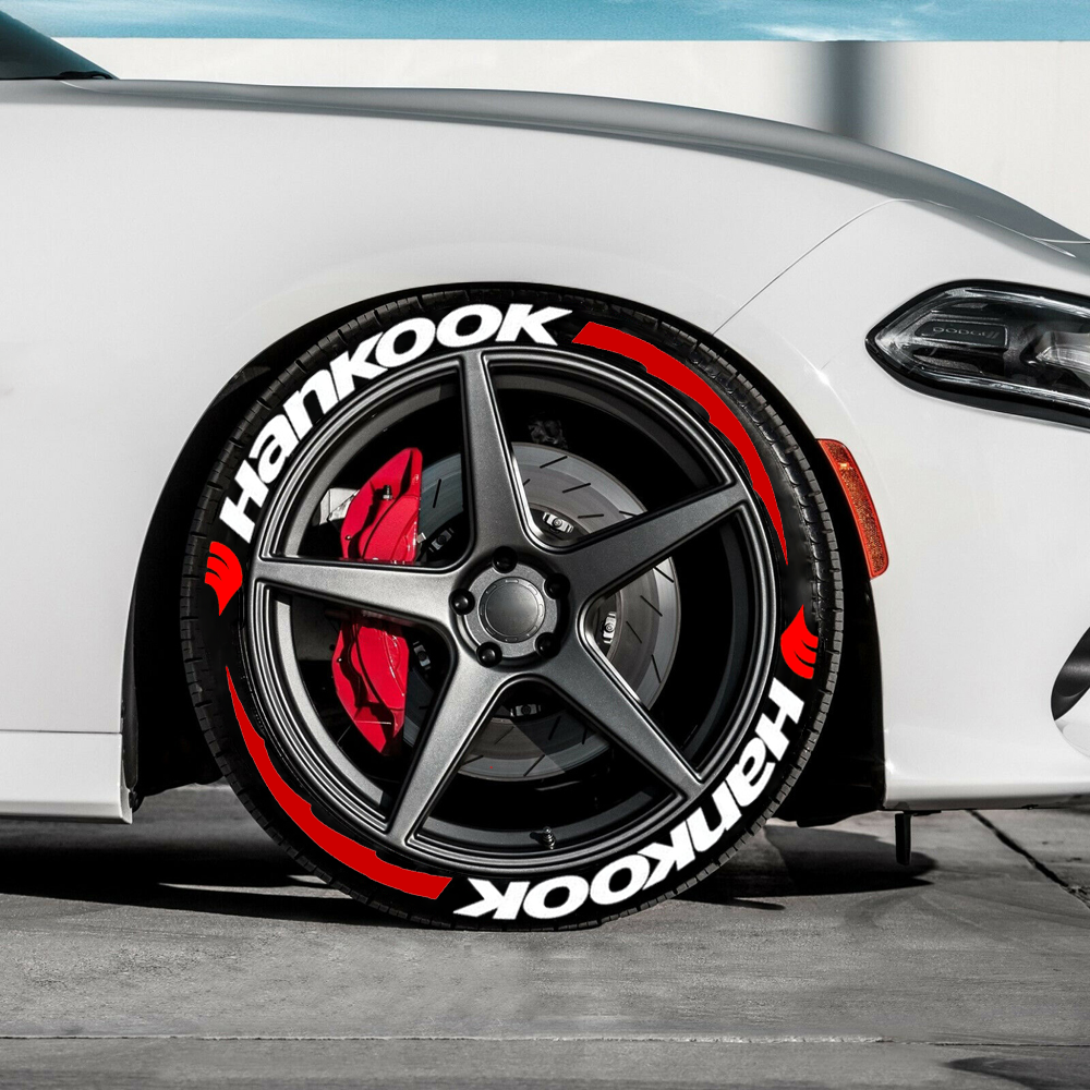 Motorsport-Style Tire Lettering Paint
