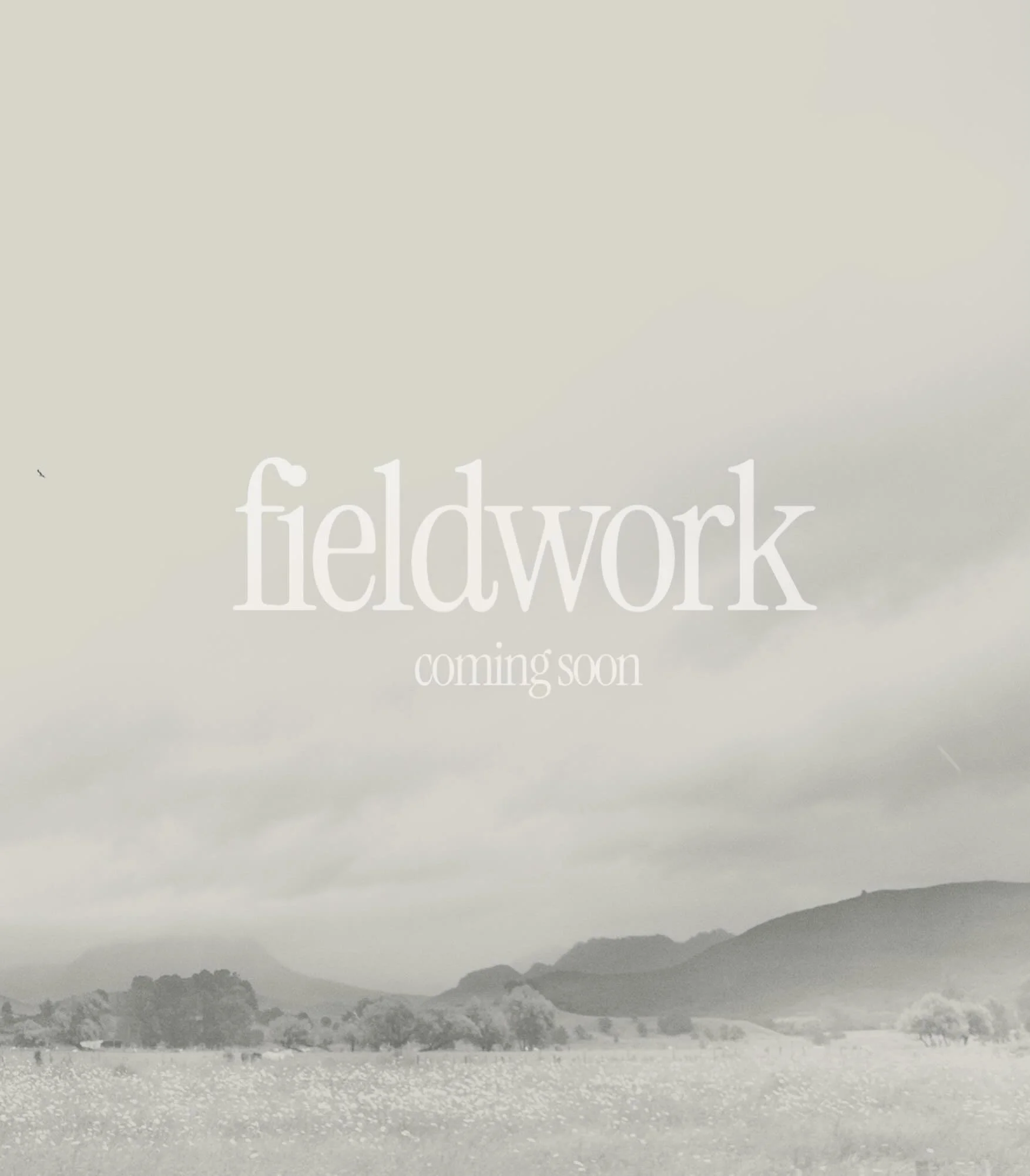 A journal is starting. 

Fieldwork documents the relationships between architecture, landscape, and vernacular culture - rooted in Aotearoa New Zealand, dispatched from wherever the world takes us. 

Issue 01 is coming. 
Follow along.