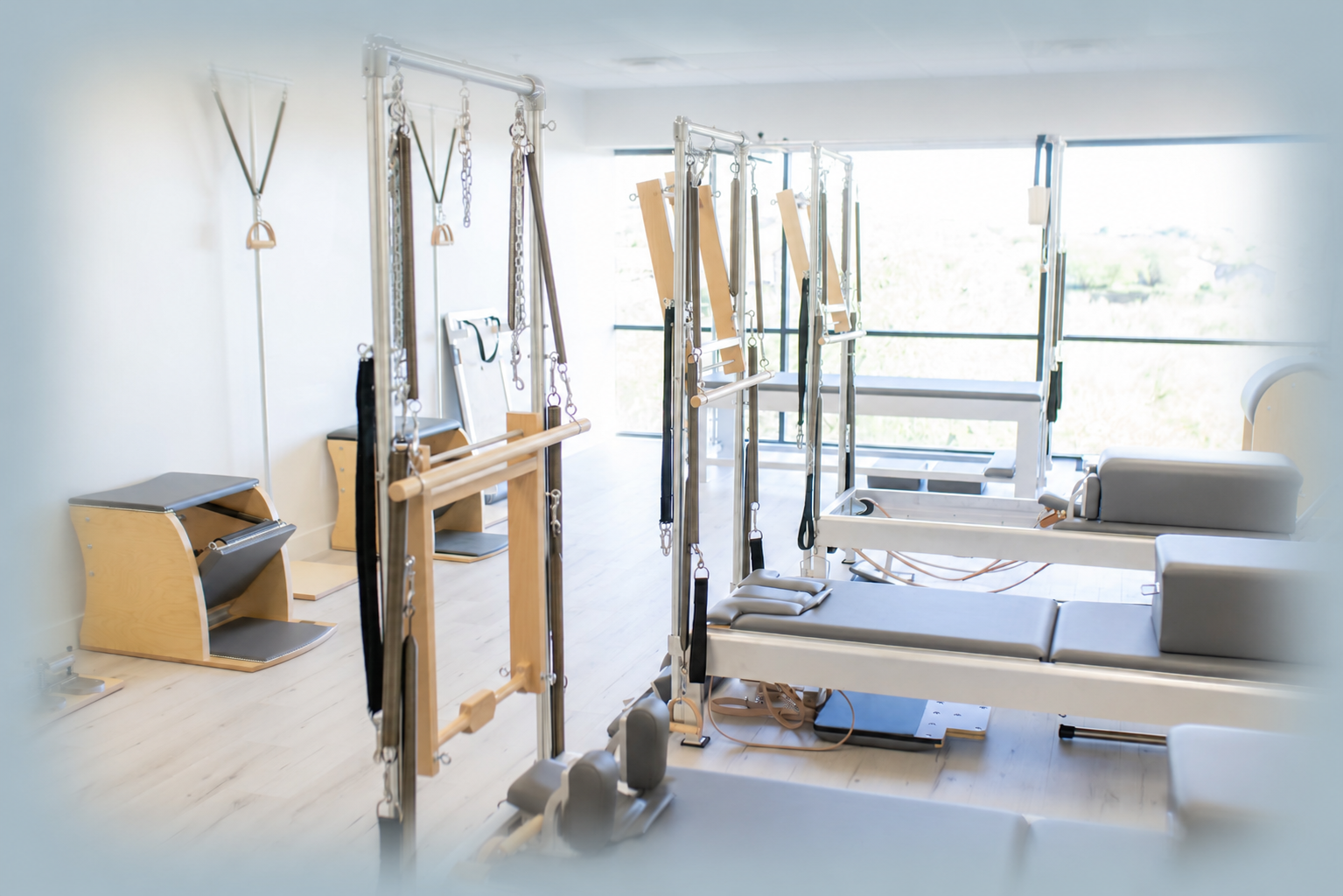 Classical Pilates apparatus inside TruForm Pilates studio in Scottsdale