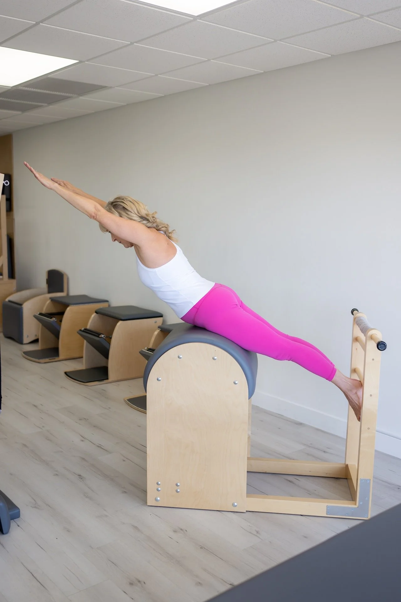 Classical Pilates reformer apparatus used for strength and alignment training in Scottsdale studio