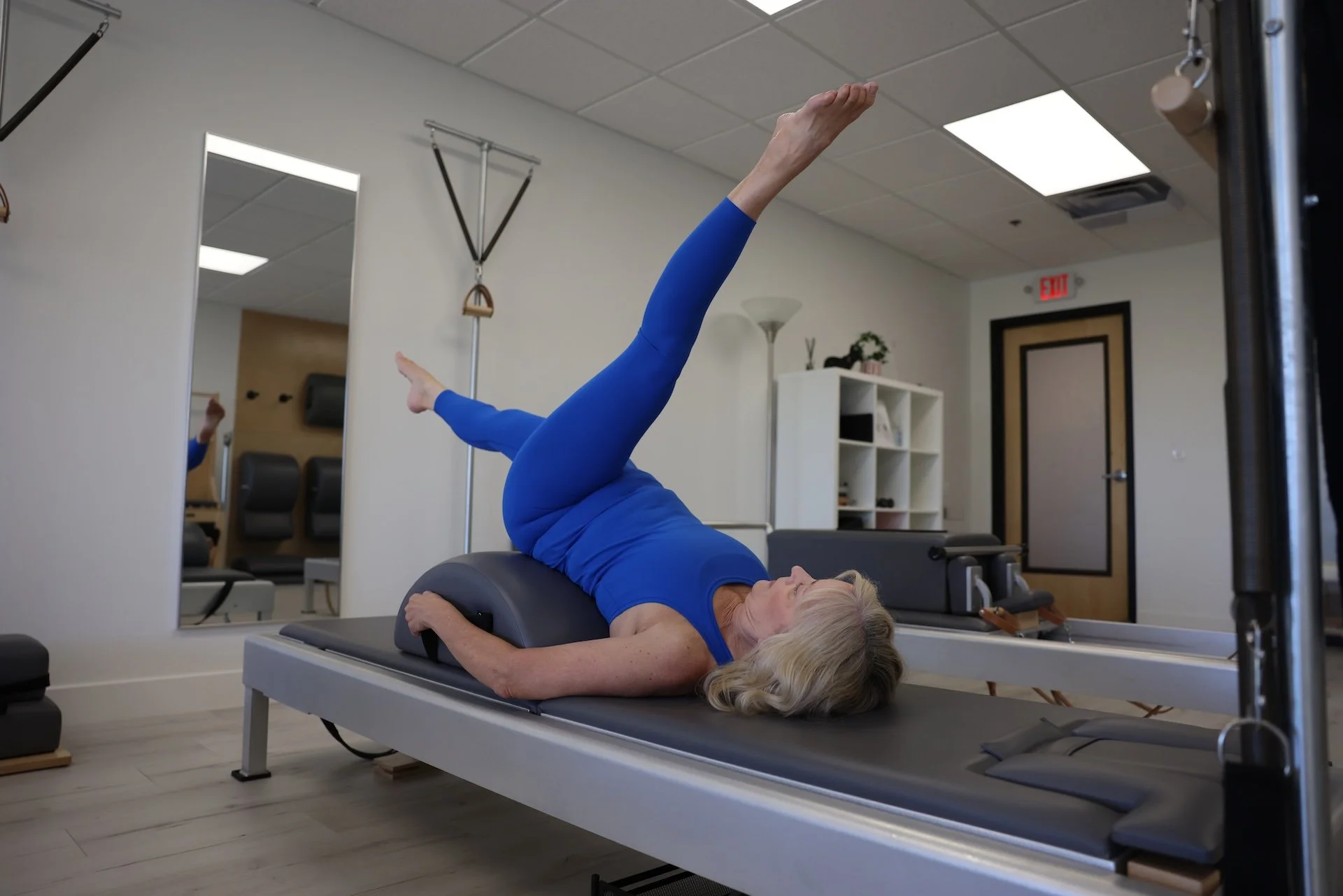 One-on-one Pilates session focusing on alignment, core control, and posture