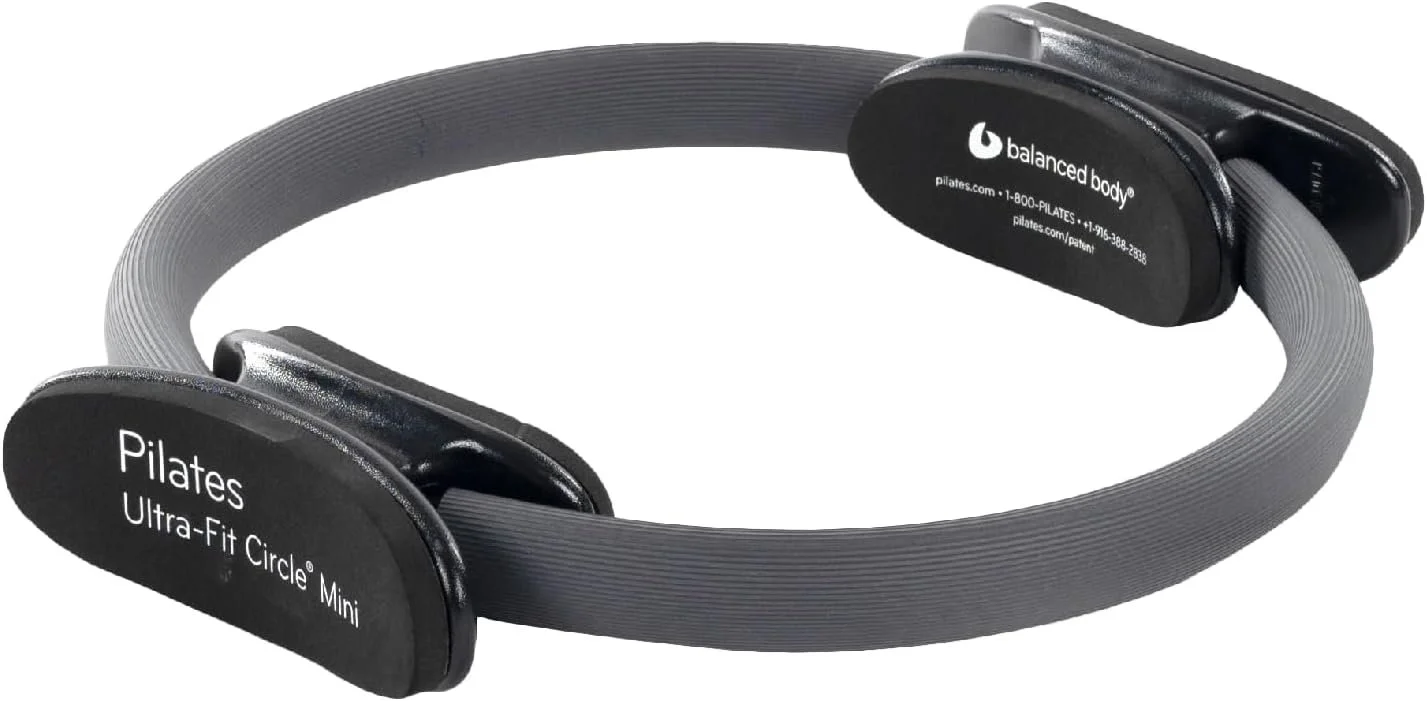 12 Inch Balanced Body Magic Circle used in virtual Pilates Mat Classes at TruForm Pilates Scottsdale