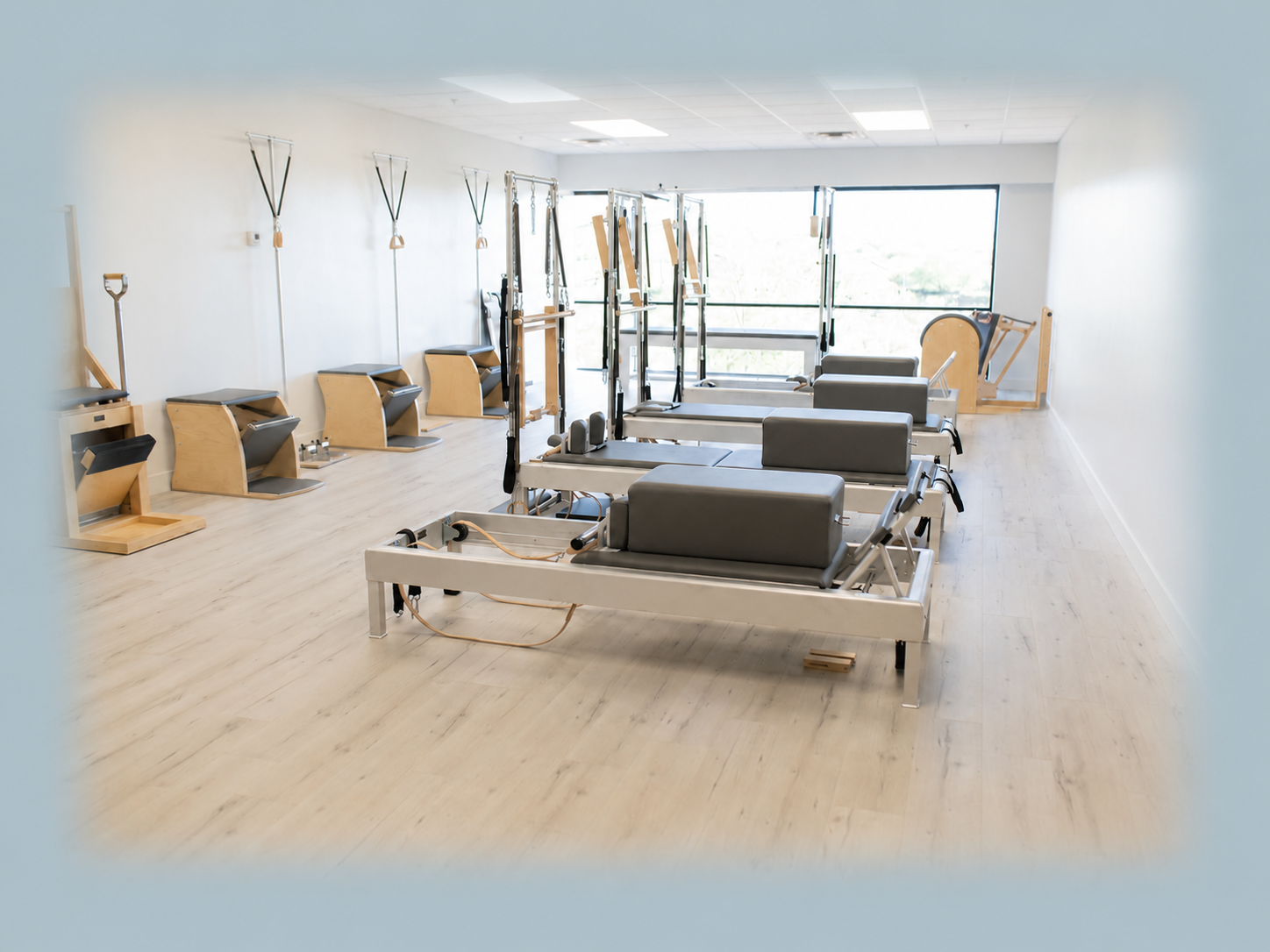 Pilates studio with Reformers in Scottsdale
