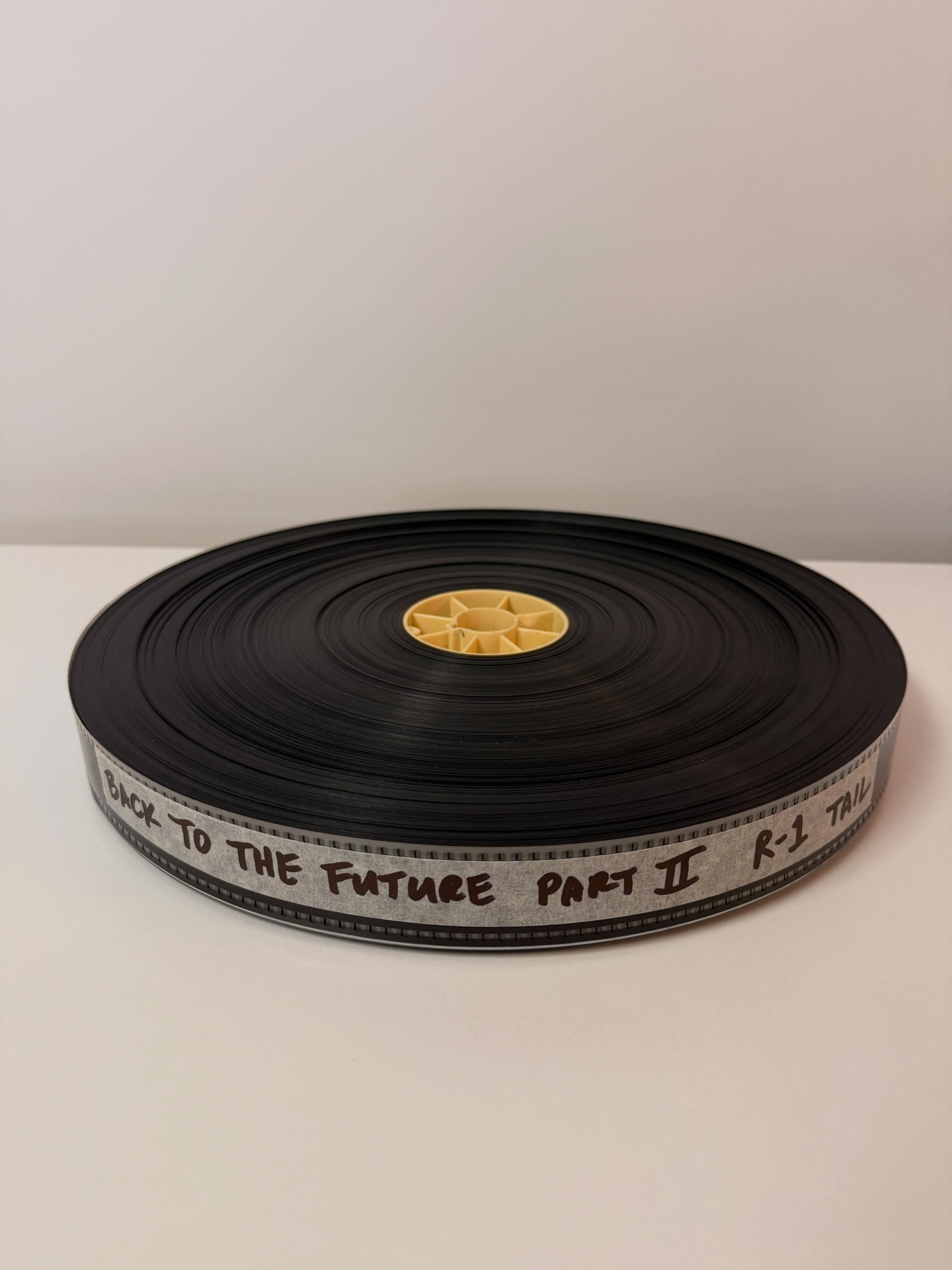 This is about 25 min of Back to the Future Part ii. Wild. And weighs about 4-5lbs.