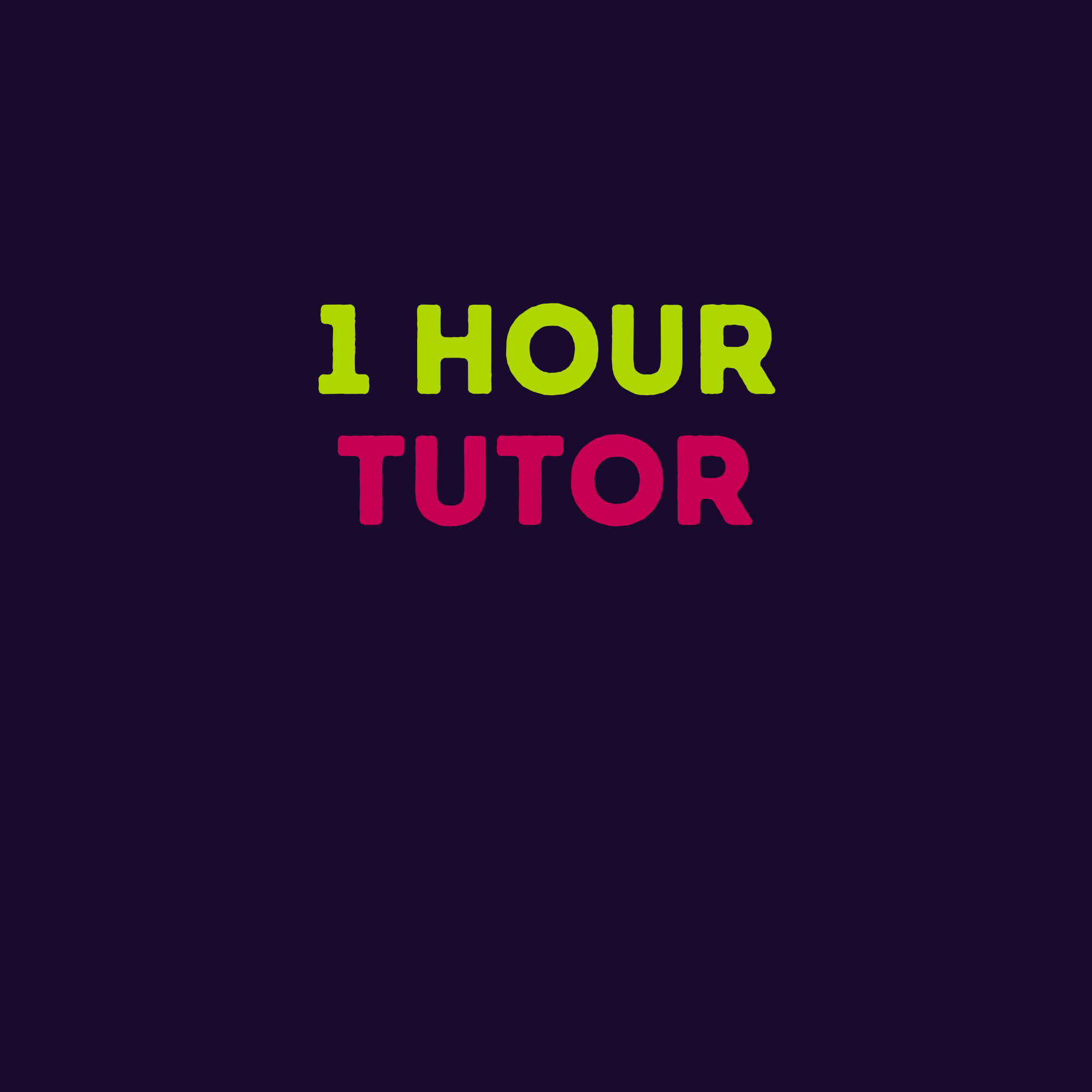 1-Hour Personalized Tutoring Session