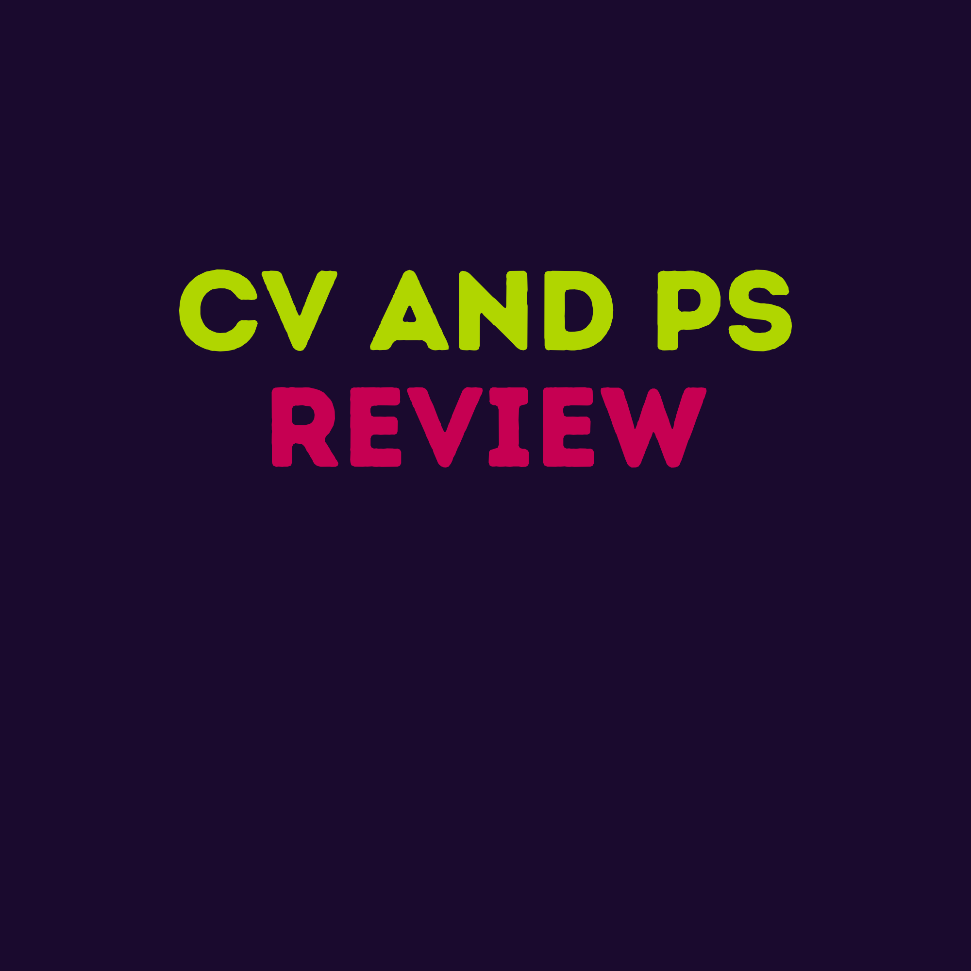 Medical Residency CV & Personal Statement Review Service