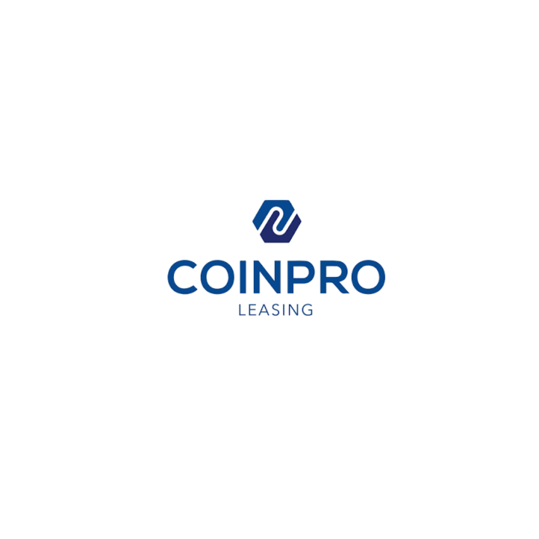 Logotipo de COINPRO Leasing en color azul