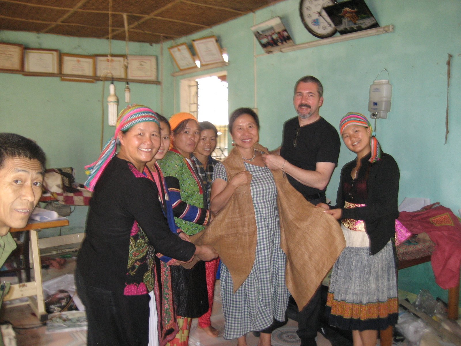 What it means to work with permanently exiled communities - depth, beauty, and the embroidered label