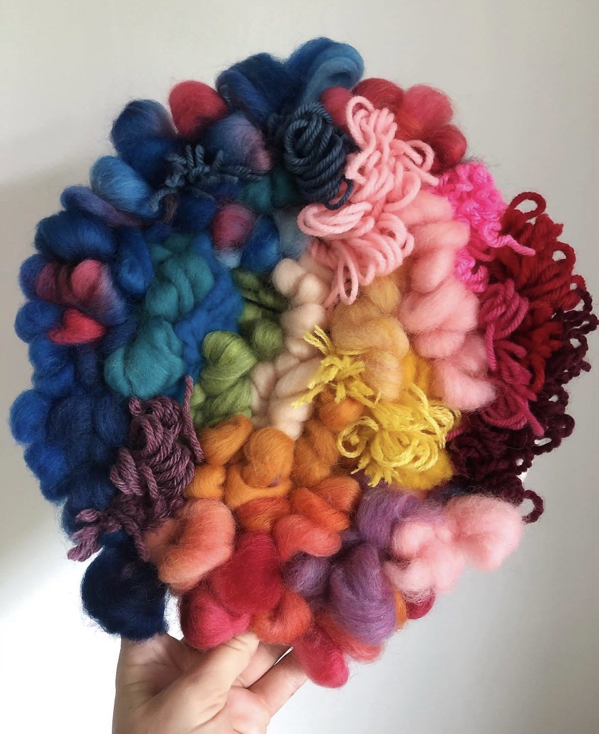 Colorful Rainbow Circular Weaving