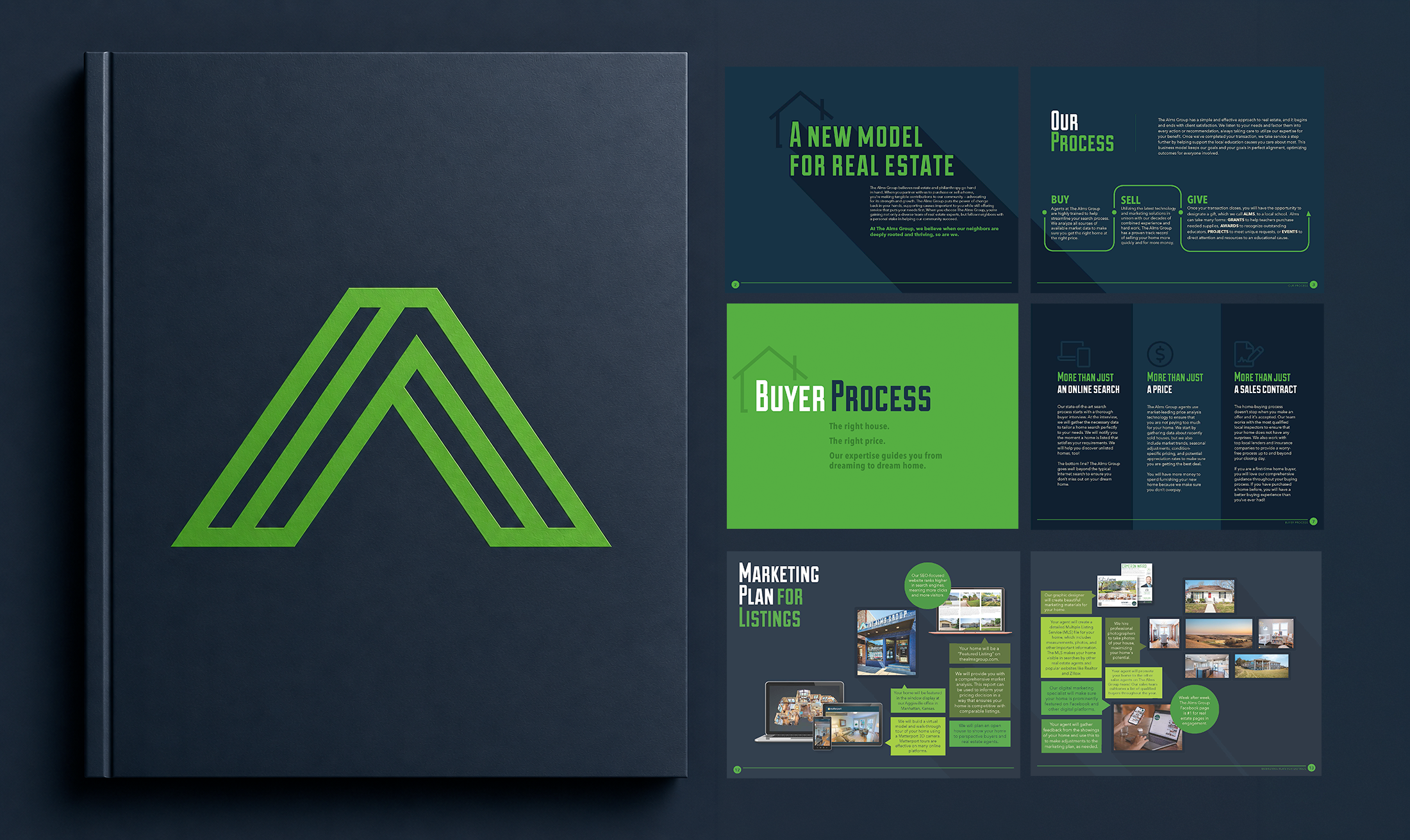 The Alms Group — Brand Collateral Redesign