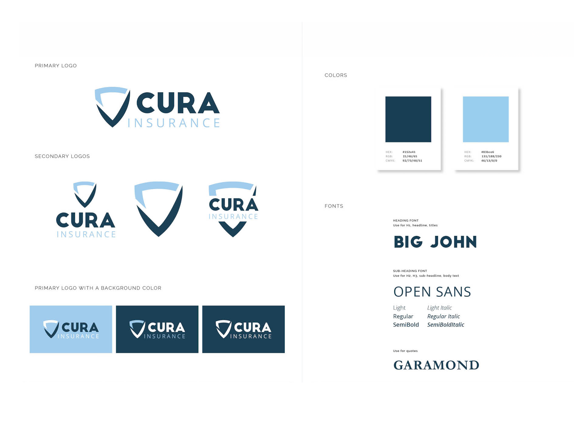 Cura Insurance — Brand Identity & Website Redesign
