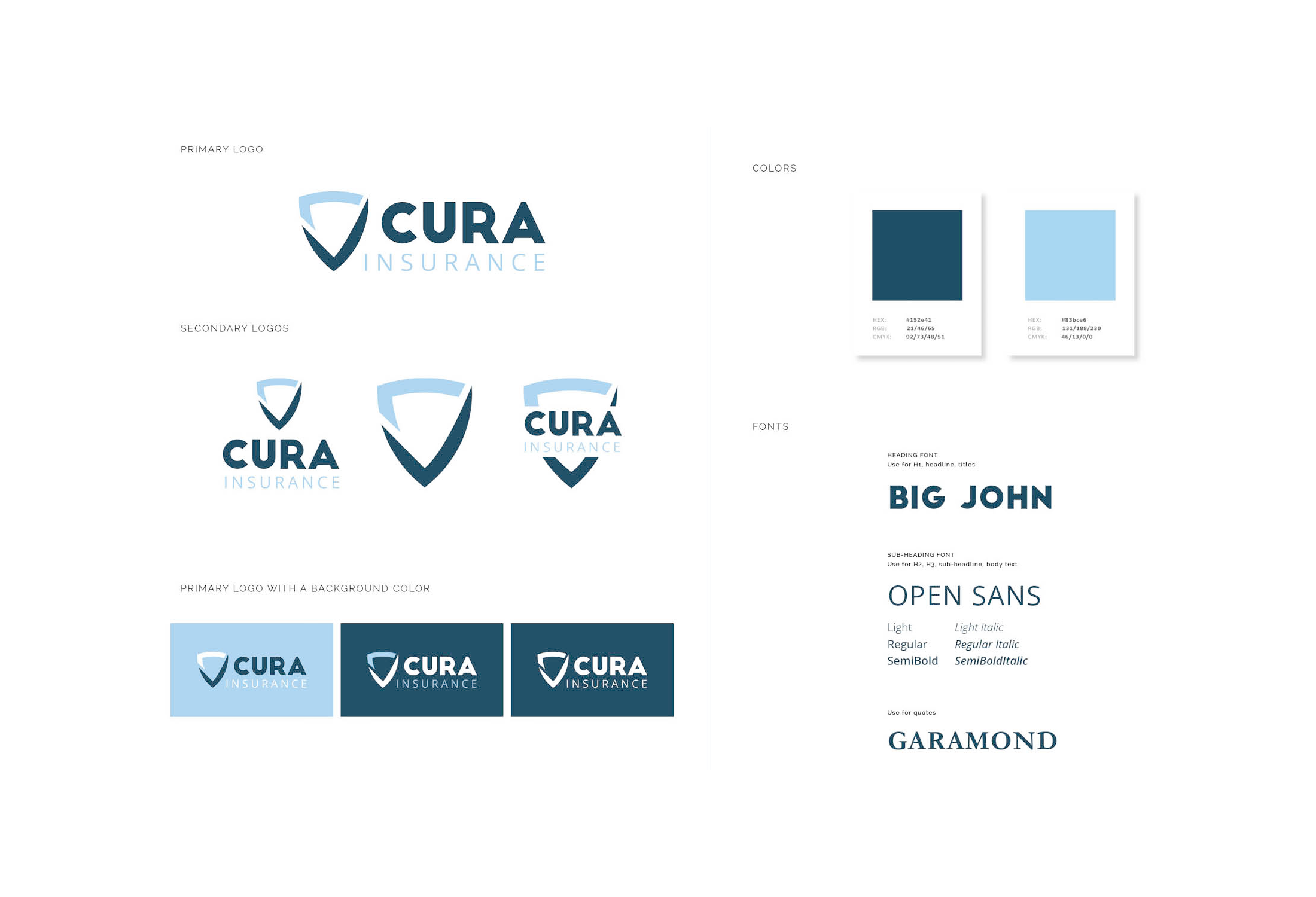 Cura Insurance — Brand Identity & Website Redesign