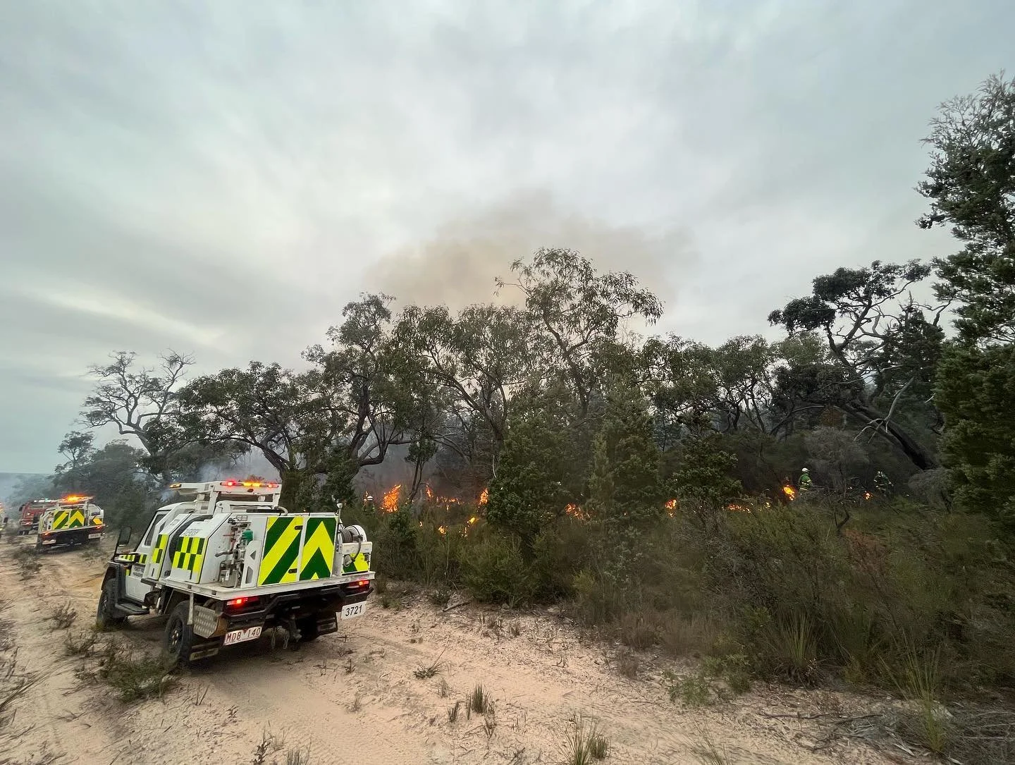 Autumn burning 2022. #delwp #ffmv #gwagon #wimmera #midlands #ausfire #firebird #helitak
