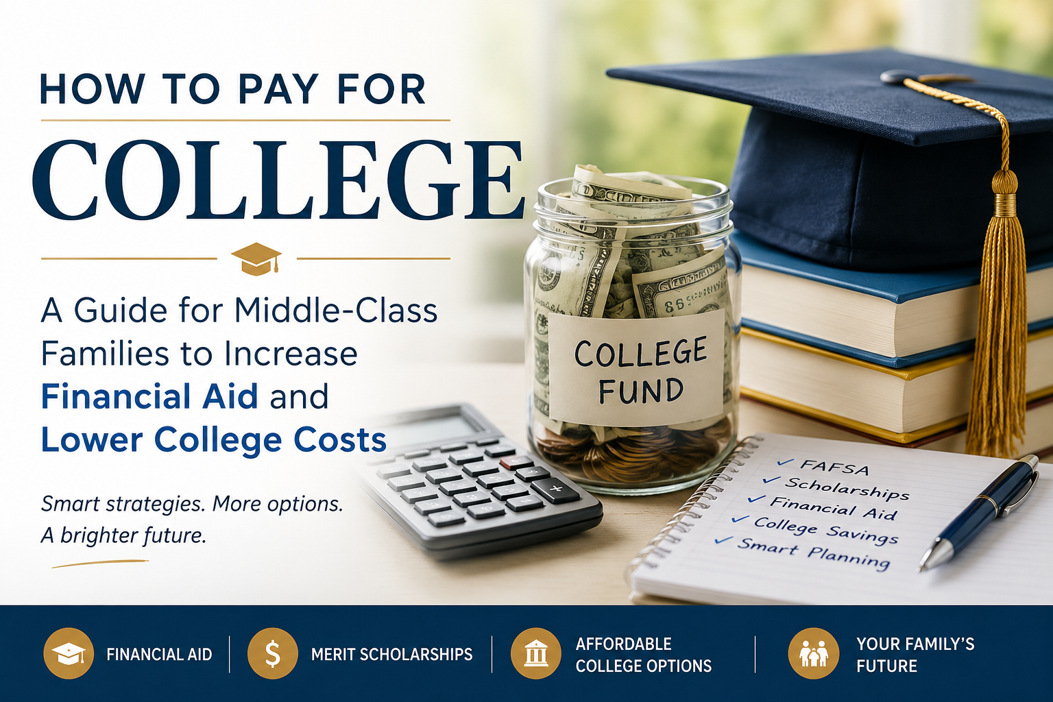 How to Pay for College: A Guide for Middle-Class Families Who Think They Won't Qualify for Financial Aid