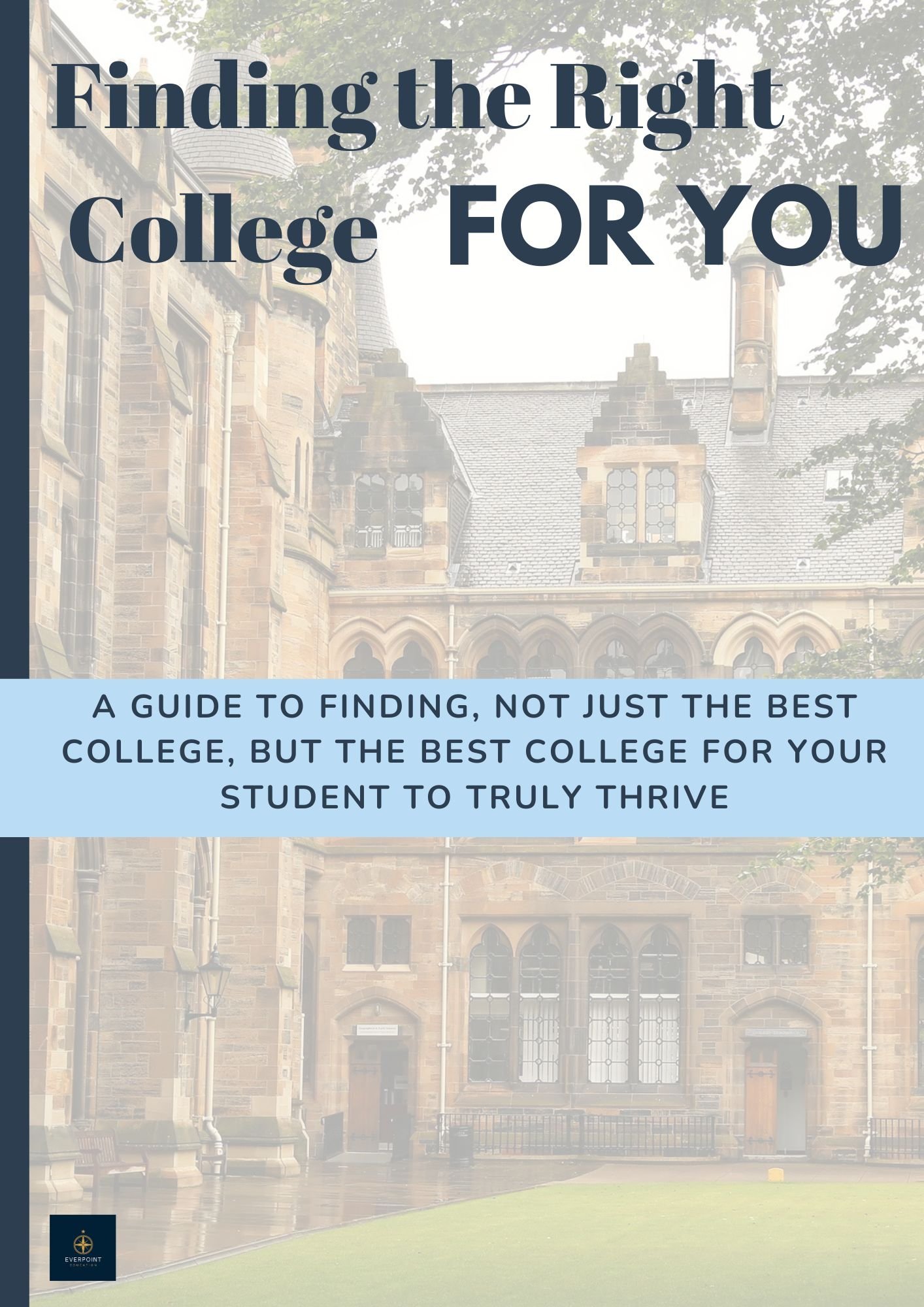 Finding The Right College for YOU
