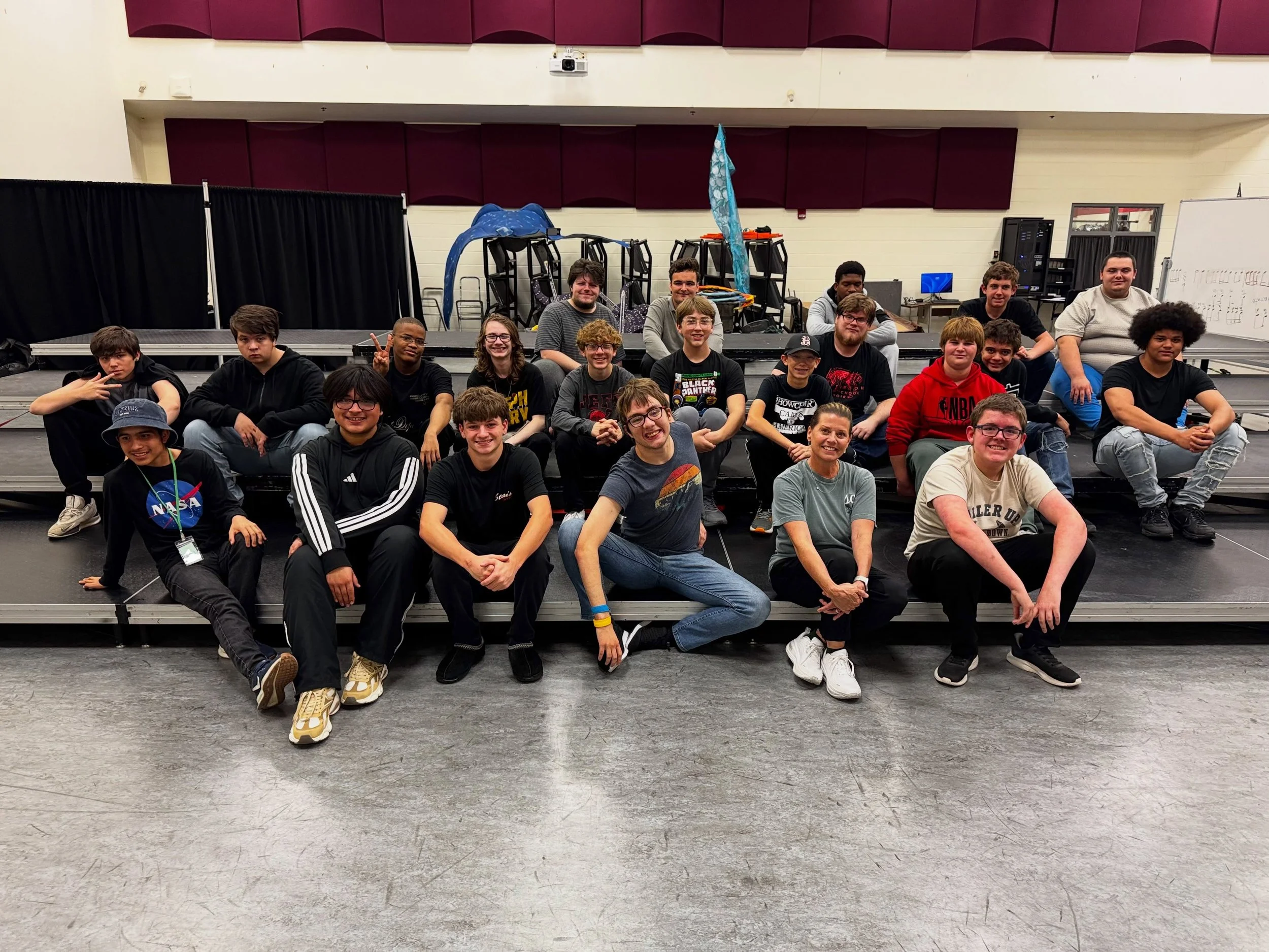 We capped off two wonderful days of Holiday Spectacular choreography with Sloan Bayer this afternoon. We are so proud of all our choirs for their hard work and focus. Mark your calendars for December 11, 12, and 13. You do NOT want to miss this year&