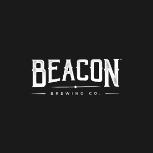 Black background with the white text 'BEACON BREWING CO.'