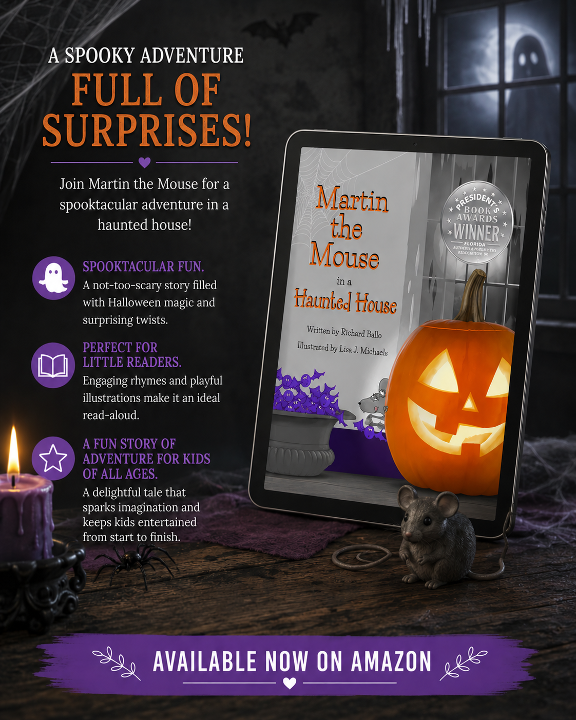 Martin the Mouse in a Haunted House