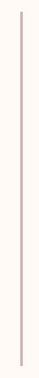 A nearly empty white space with a vertical line in the center, mostly blank with a faint colored marking or stain on the left side.