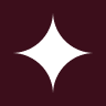 Black diamond-shaped icon on a black background