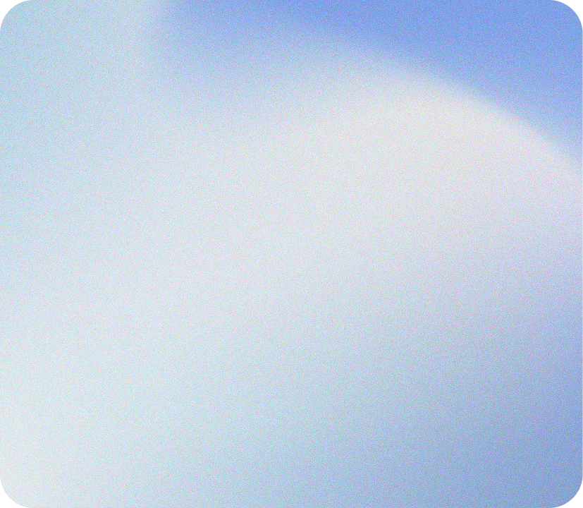 A sky with a gradient from light blue to darker blue.