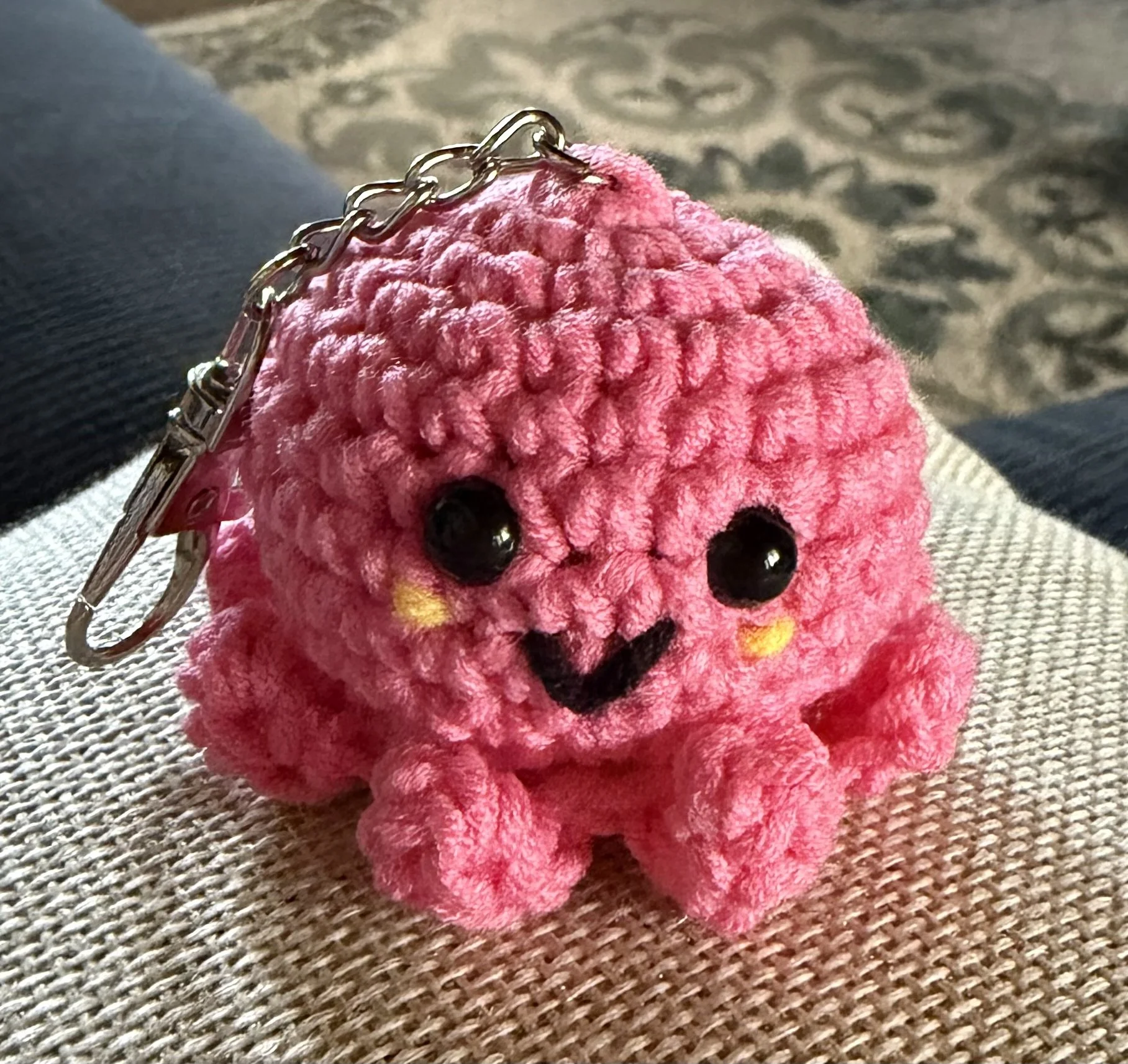 Ollie the Octopus Keychain/Bag Clip