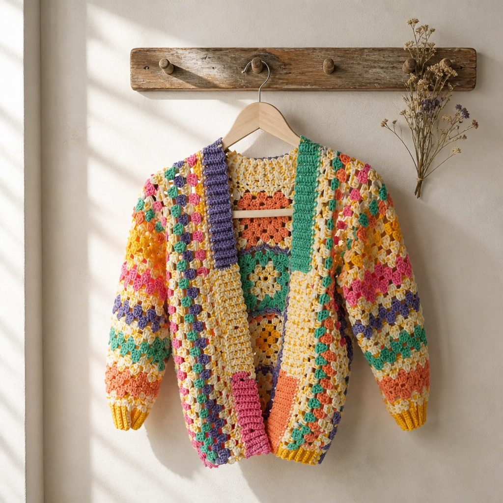Keiki Granny Stitch Cardigan