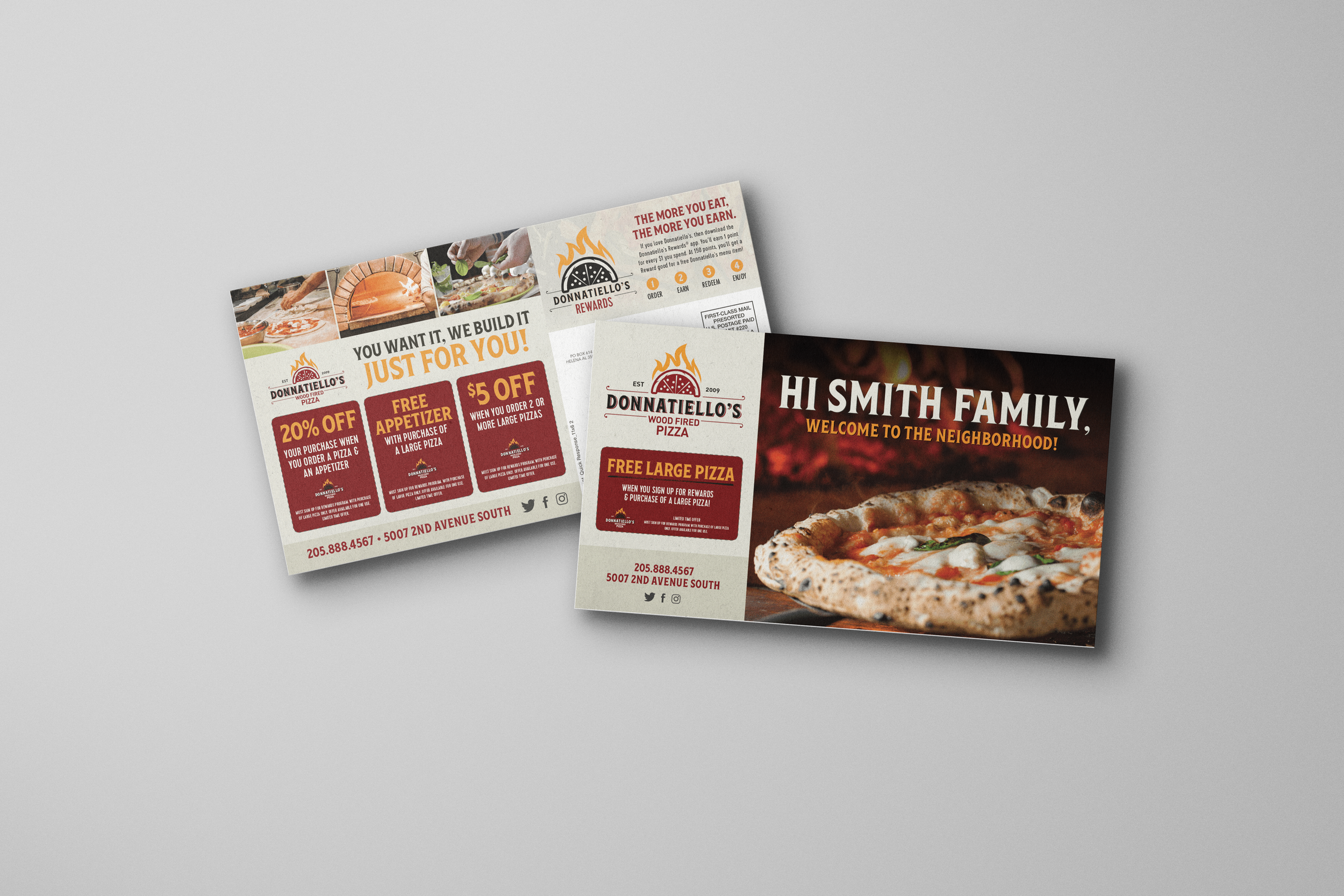 MAILER | DONNATIELLO'S PIZZA |  MSPARK