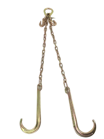 24" V Chain with Big 15" J Hooks 5,400 WLL