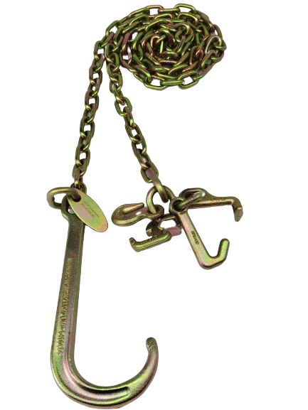 5/16" x 8' Safety Chain w/ 15" J-Hook, RTJ Cluster Hook & Grab Hook Regular priceSale price