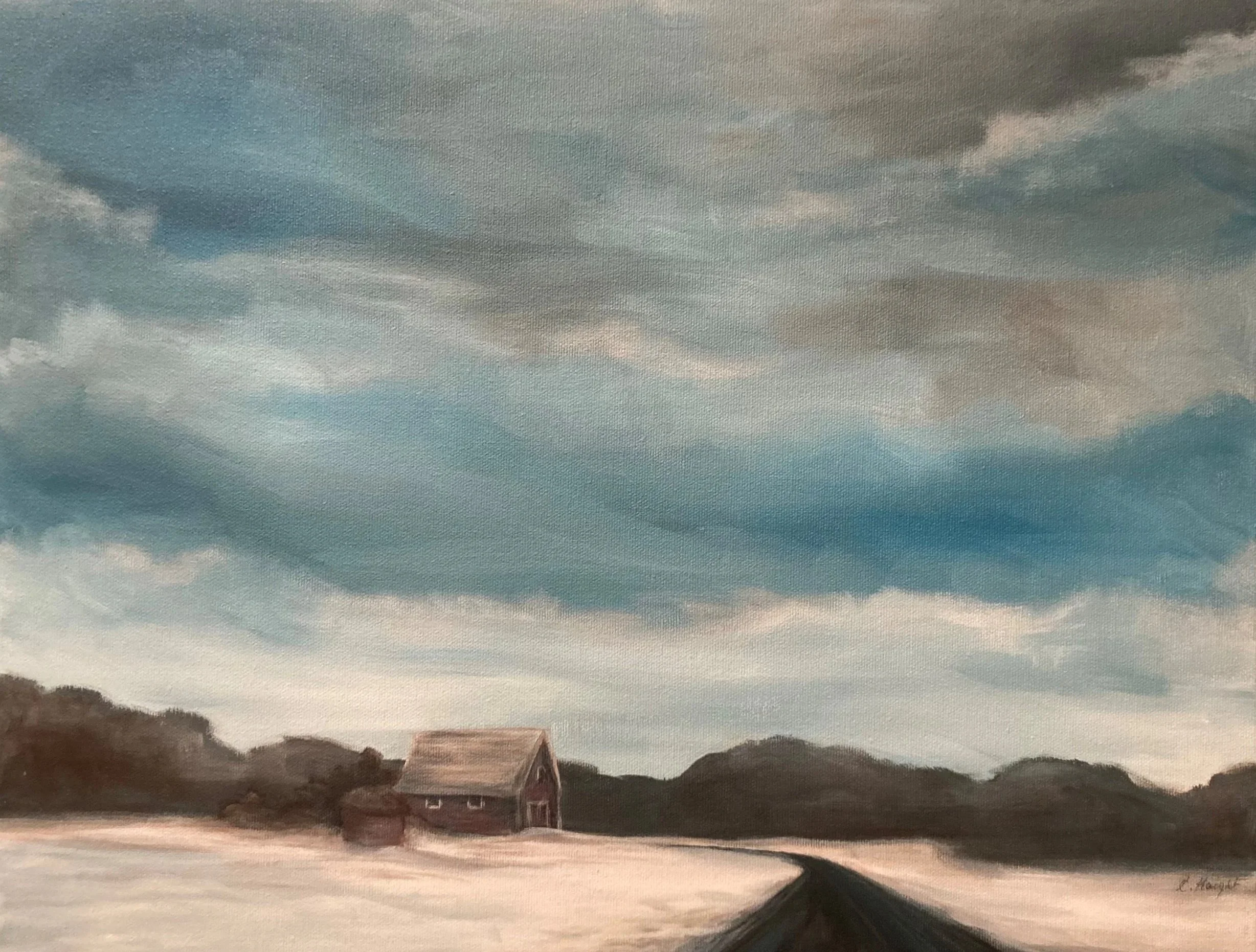 The End of the Road | Acrylic on Canvas | 11"x 14"