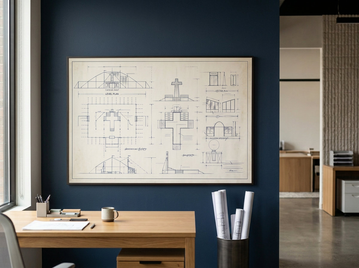 Crucifix Blueprints (Undated)