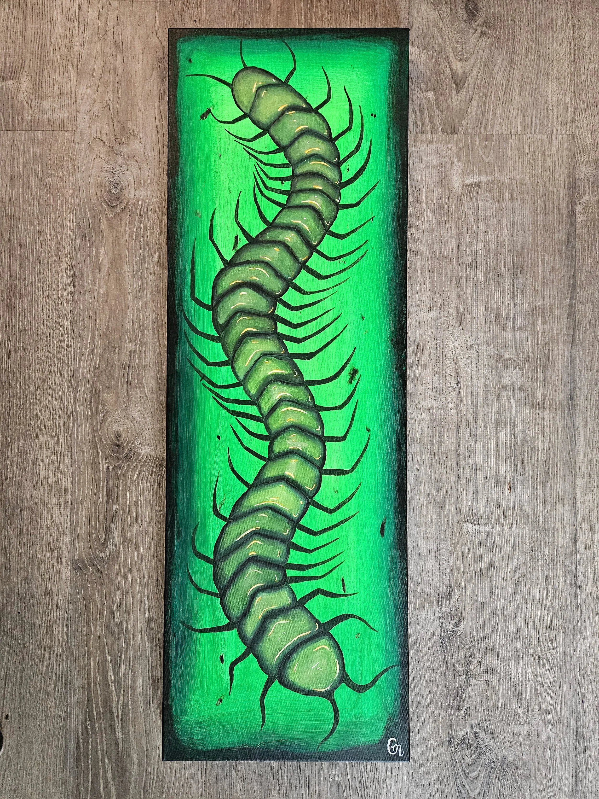 Centipede - Original Canvas