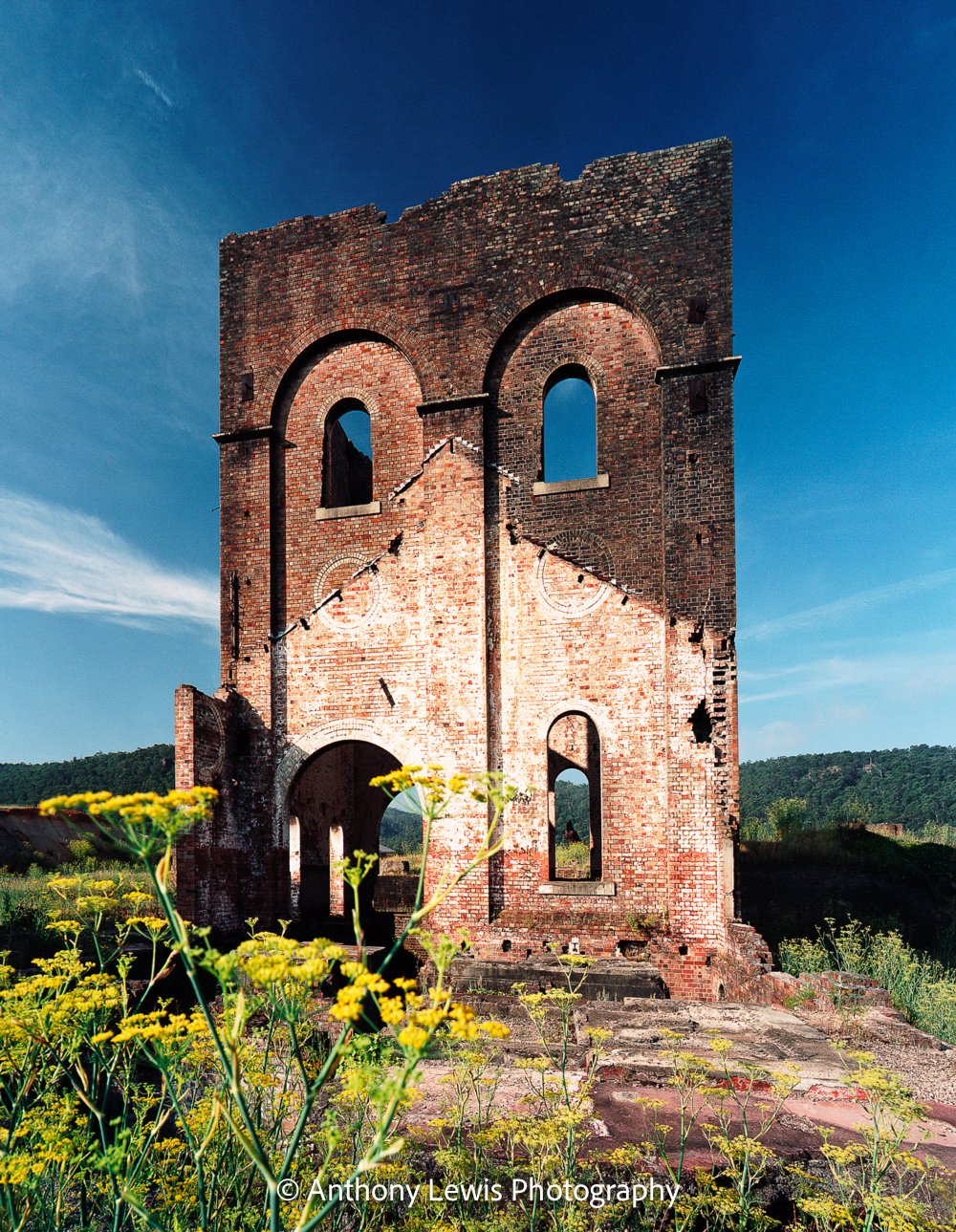 Lithgow Blast Furnace ll, 4x5 inch Kodak Portra film