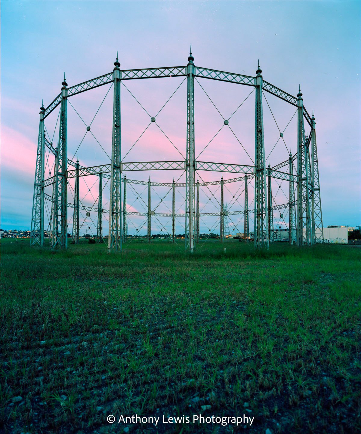 Gasometer Brisbane ll, 4x5 inch Kodak Portra film