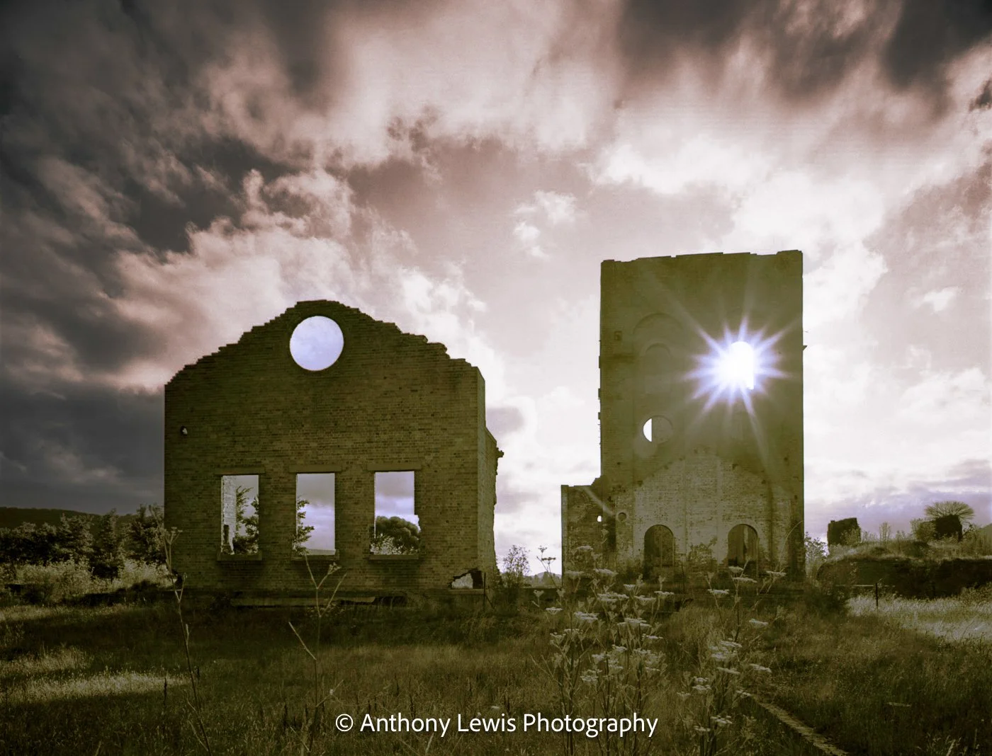 Lithgow Blast Furnace lll, 4x5 inch Kodak Portra film