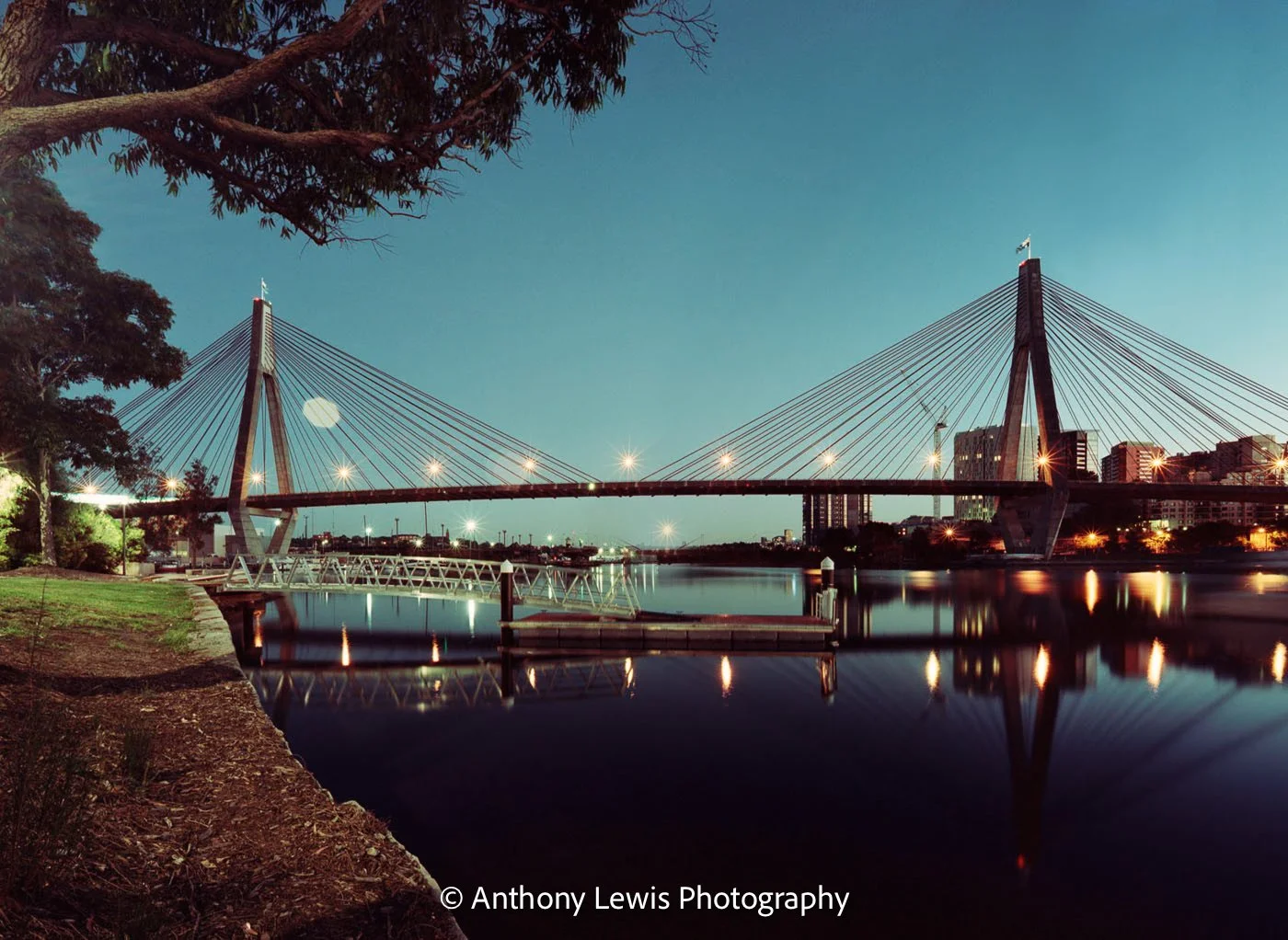 Anzac Bridge (Kodak Portra film)