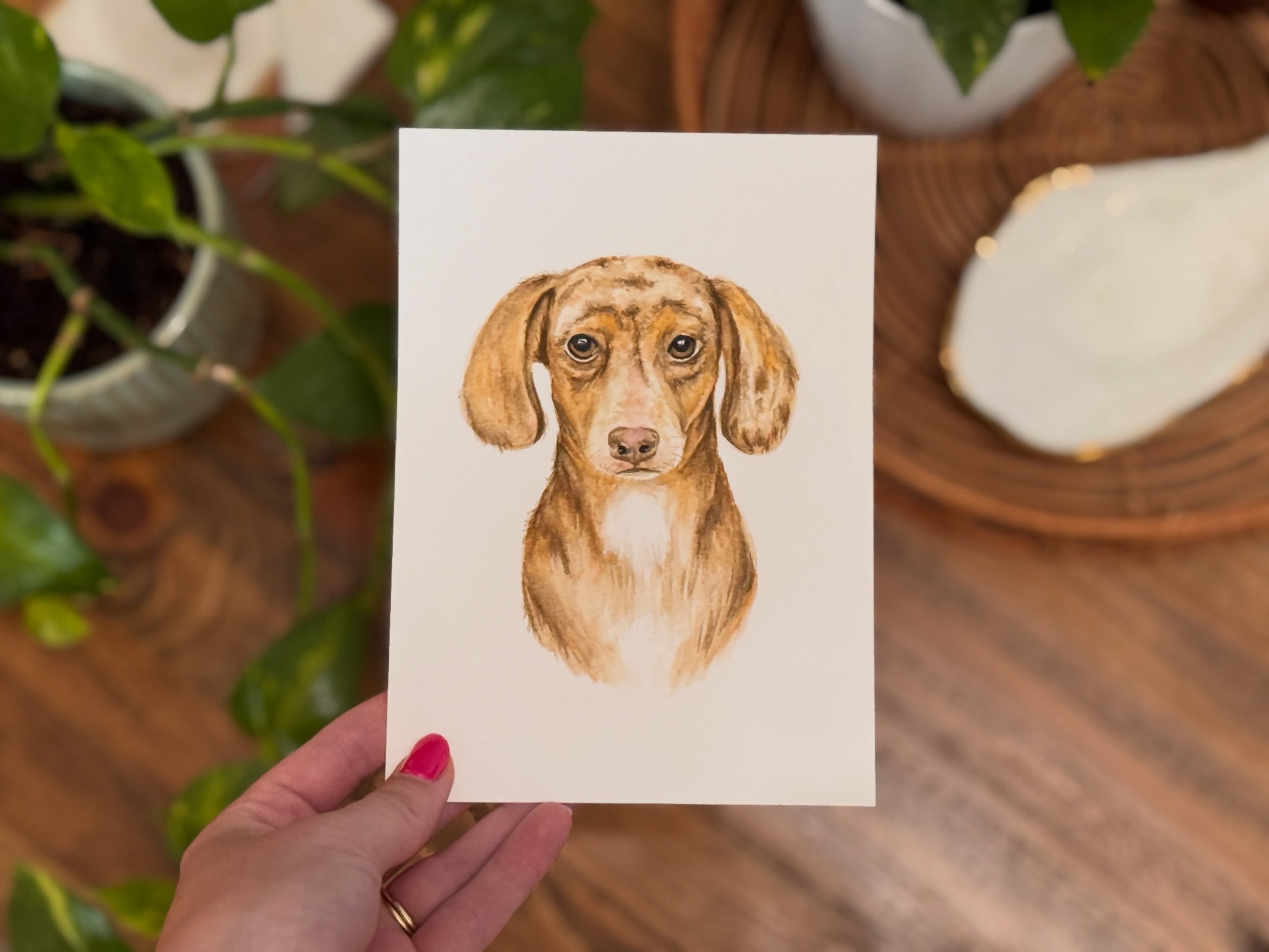 Another Father&rsquo;s Day gift&hellip; some might say a portrait of their favorite child 😉🐾