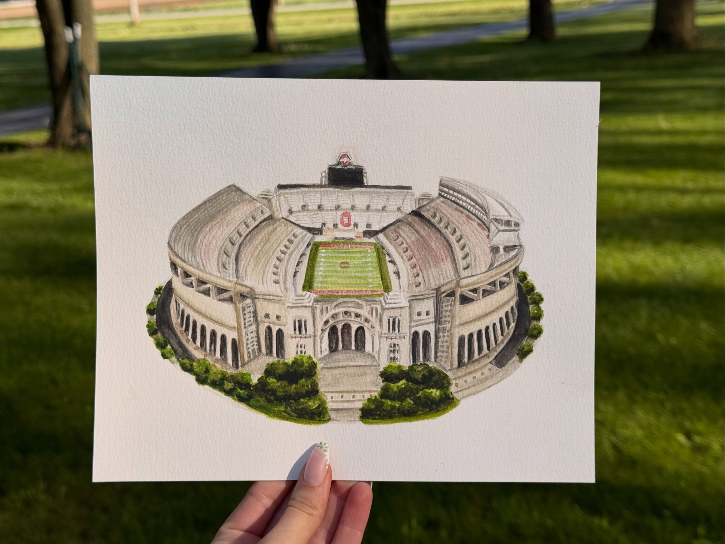 Attempting to capture the beauty of the shoe ❤️🎨

From one Buckeye to another, congratulations to all the OSU grads today! 🎓