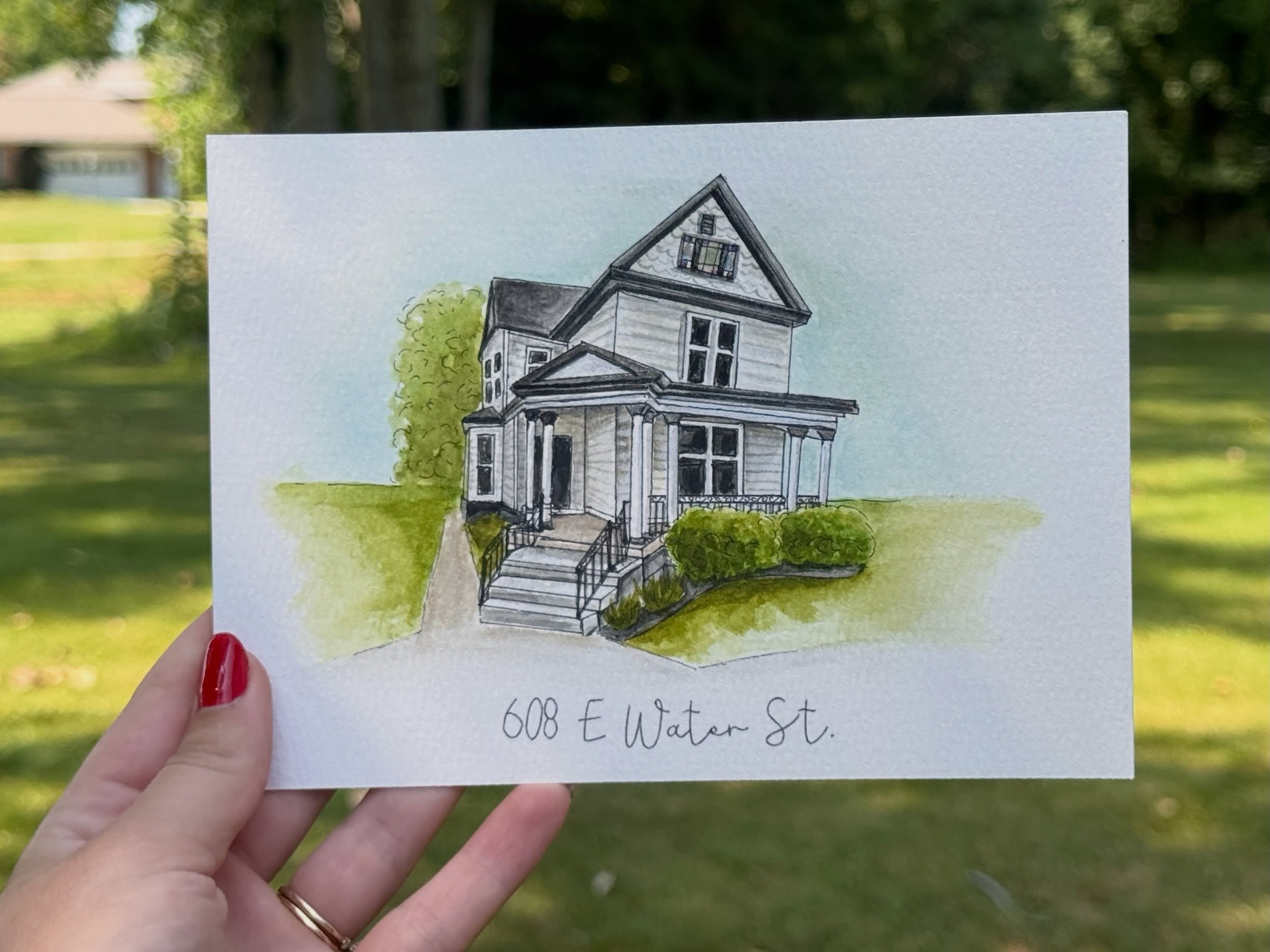 This little 5x7 has a postcard feel to it 💌