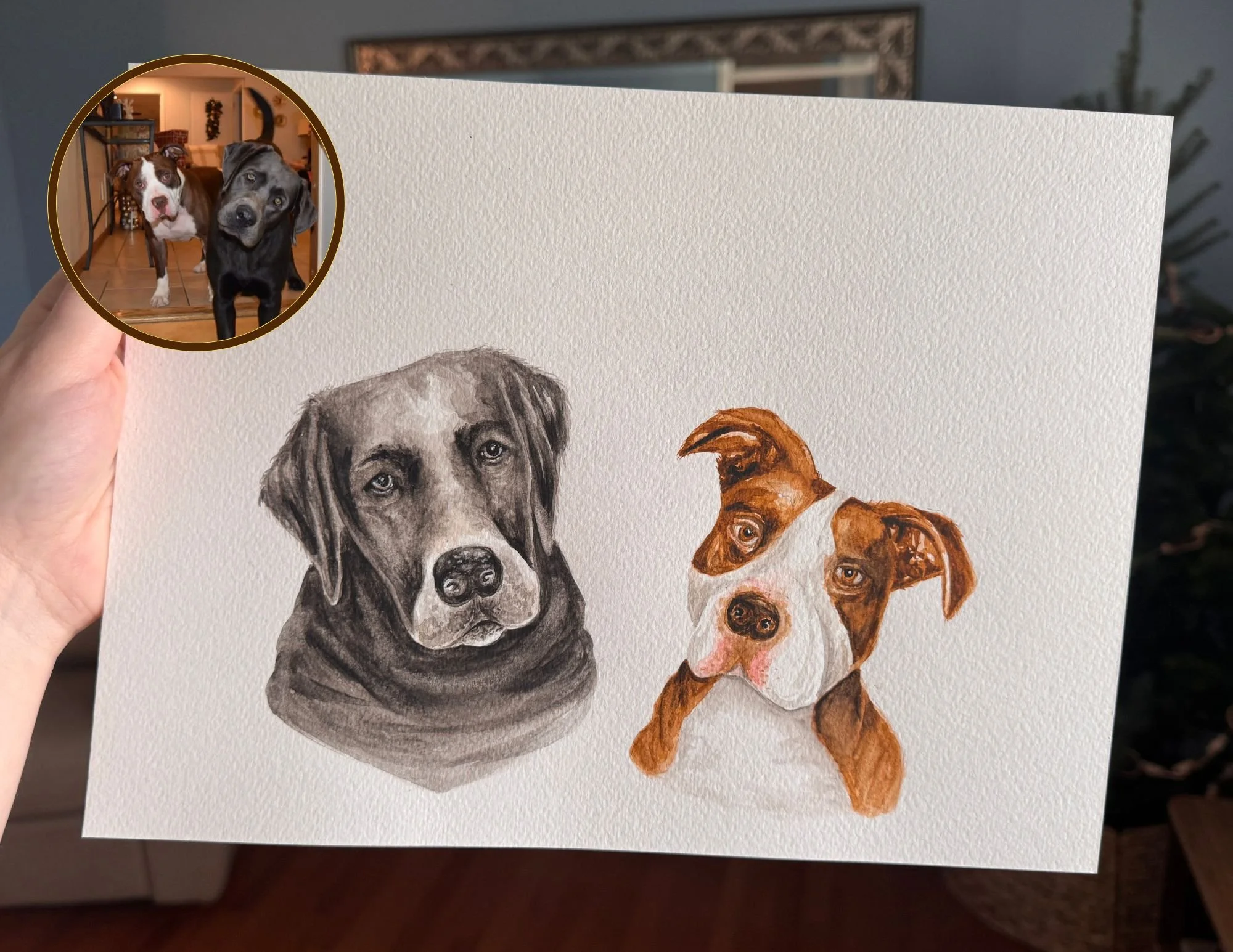 2 Pets- Pet Portrait