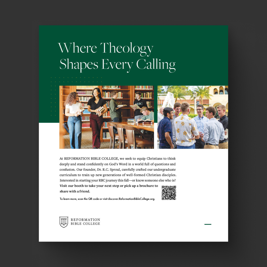 Reformation Bible College Ad
