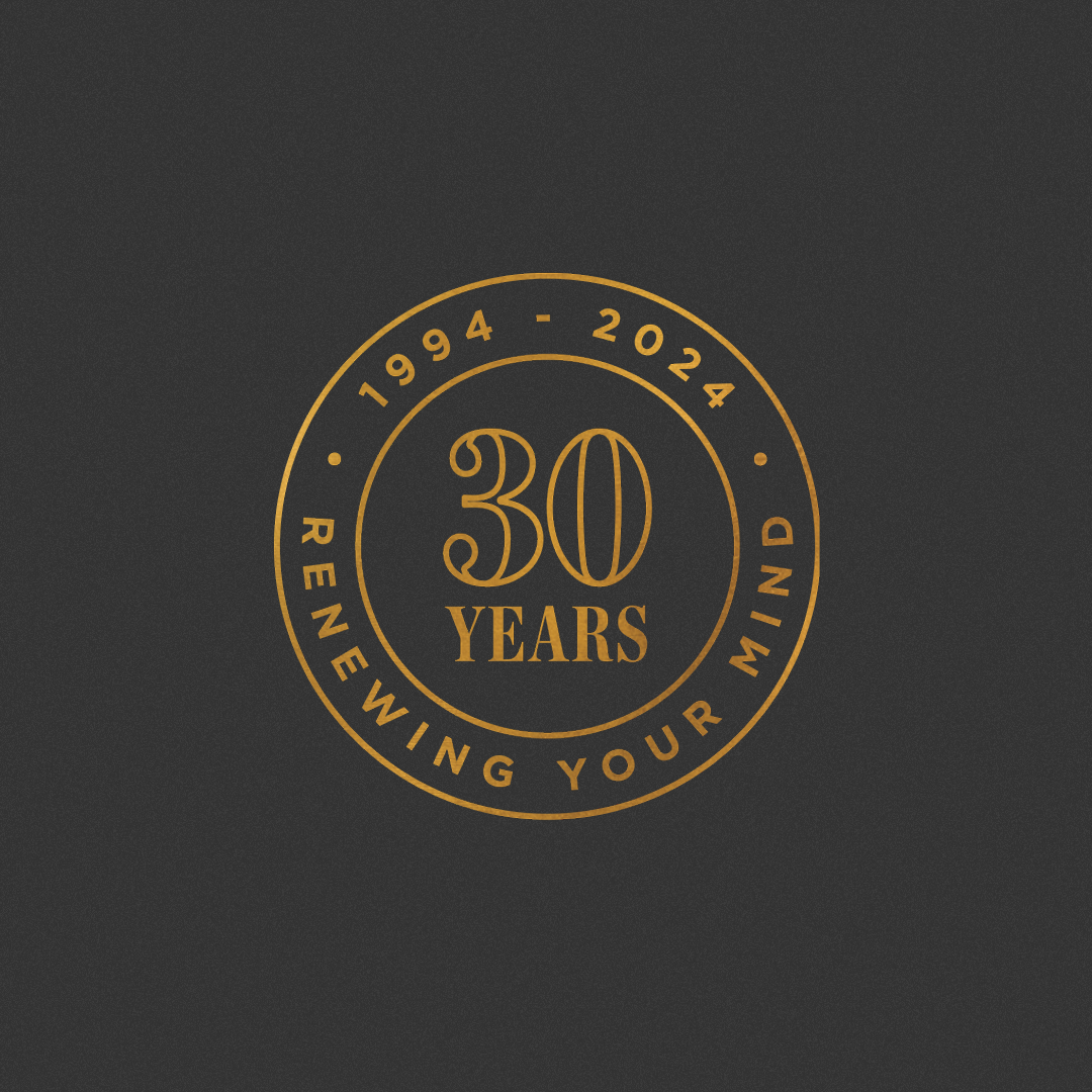 Renewing Your Mind 30th Anniversary Badge
