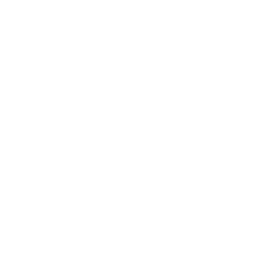 A white clothes hanger above a stylized white building with columns on a black background.