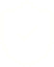 A shield with a checkmark in the center, symbolizing security or protection.