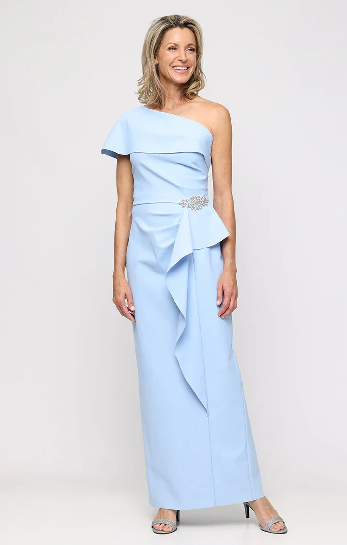 One Shoulder Dress Featuring SmoothFit Fabric