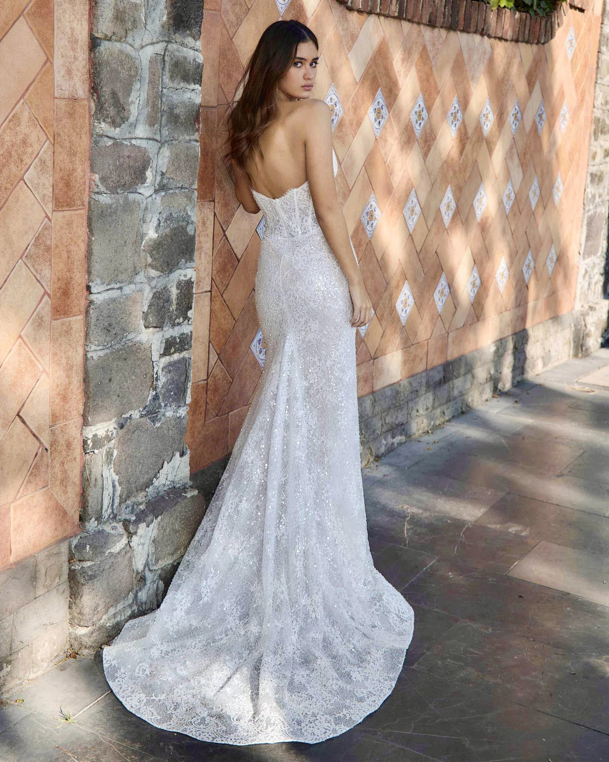 LA25250-Teasanah-Strapless or Off the Shoulder Wedding Dress with Lace and Sparkles 6.jpeg
